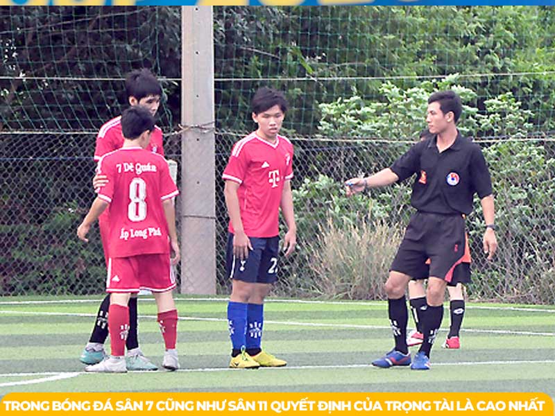 Khi nắm rõ Luật Bóng Đá Sân 7 trọng tài dễ dàng điều khiển các trận đấu.