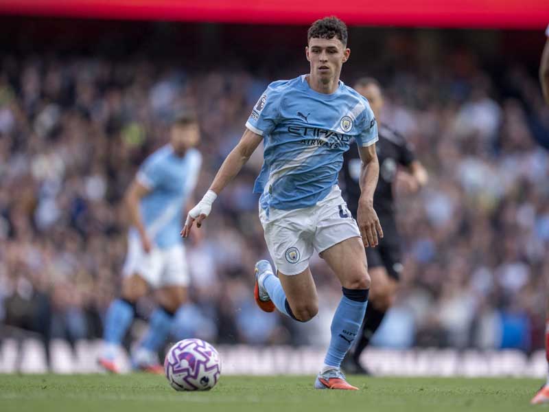 Pep Guardiola đăt Phoden vào vị trí trọng yếu trong những đợt tấn công của Manchester City